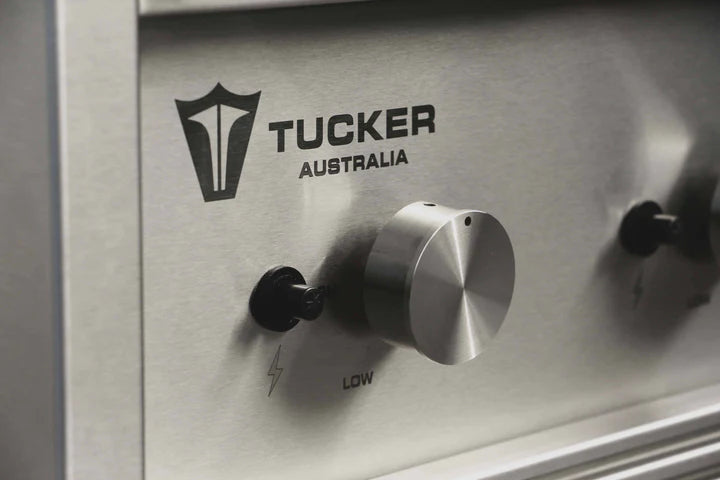 Tucker R Class V8 Built In + Napoleon Double Door Fridge + Gozney Dome XL Black Pizza Oven Package Deal