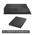 Beefeater Proline 6 Burner BBQ with Hood and Side Burner with COLORBOND Steel Monument Finish - Bundle Deal