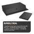 Beefeater Proline 6 Burner BBQ with Hood and Side Burner with COLORBOND Steel Monument Finish - Bundle Deal