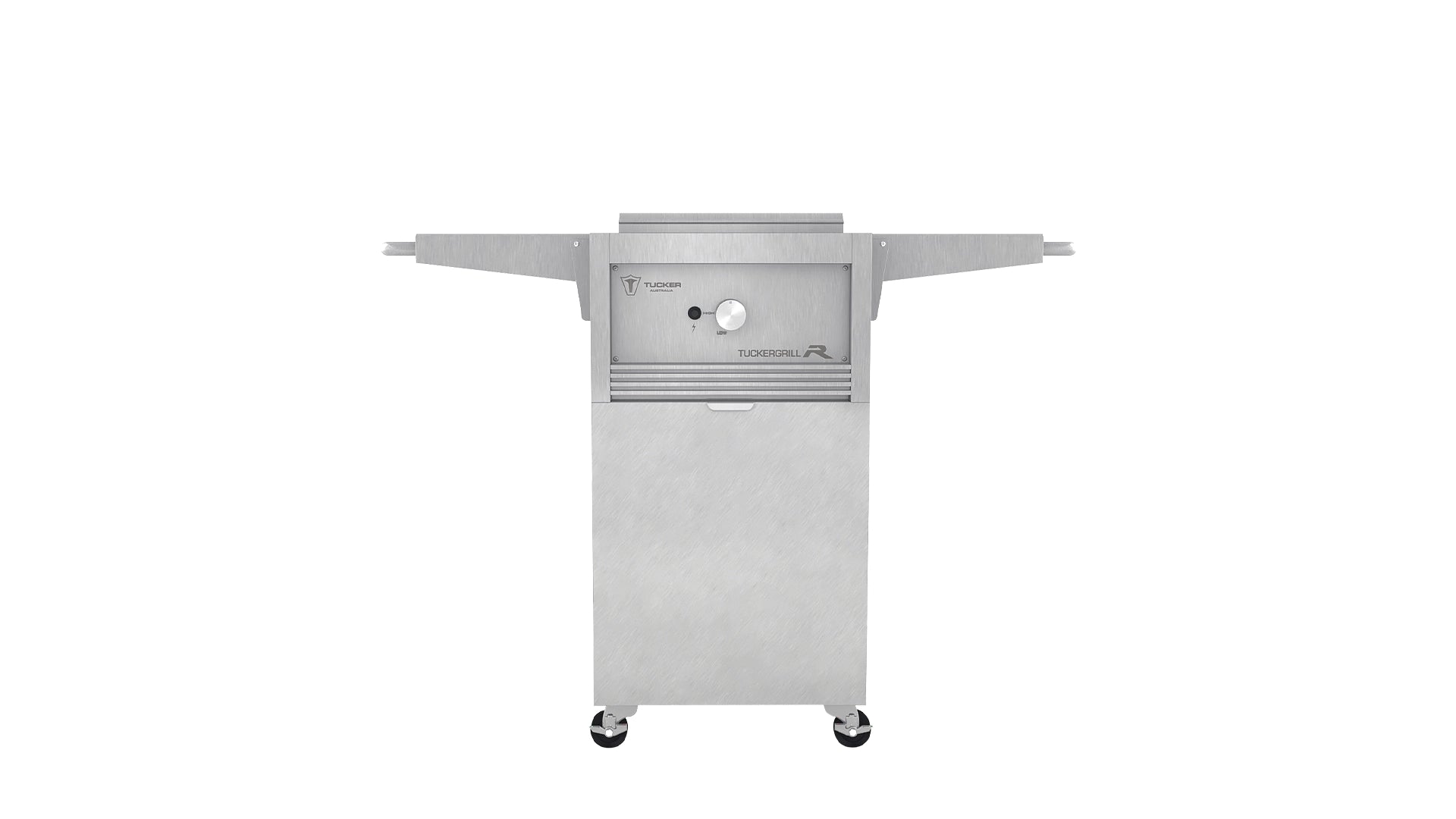 Tucker R1 Wok Freestanding Burner on Cabinet with Lid - Tucker Barbecues