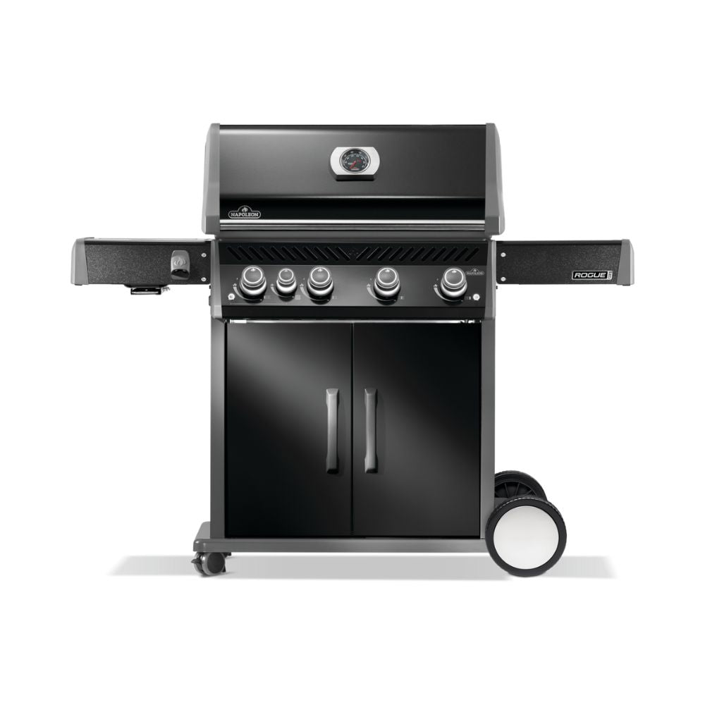 Napoleon Rogue Pro 525 Black 4 Burner BBQ with Infrared Sizzle Sideburner