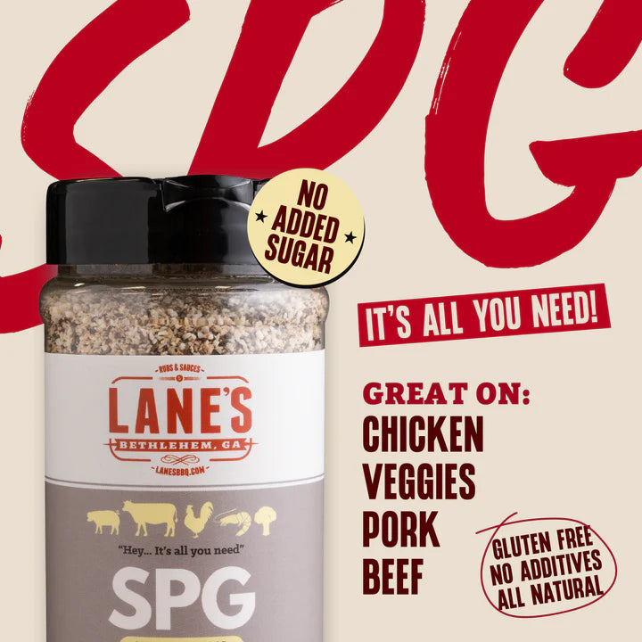 Lanes BBQ SPG (Salt, Pepper, Garlic) Rub
