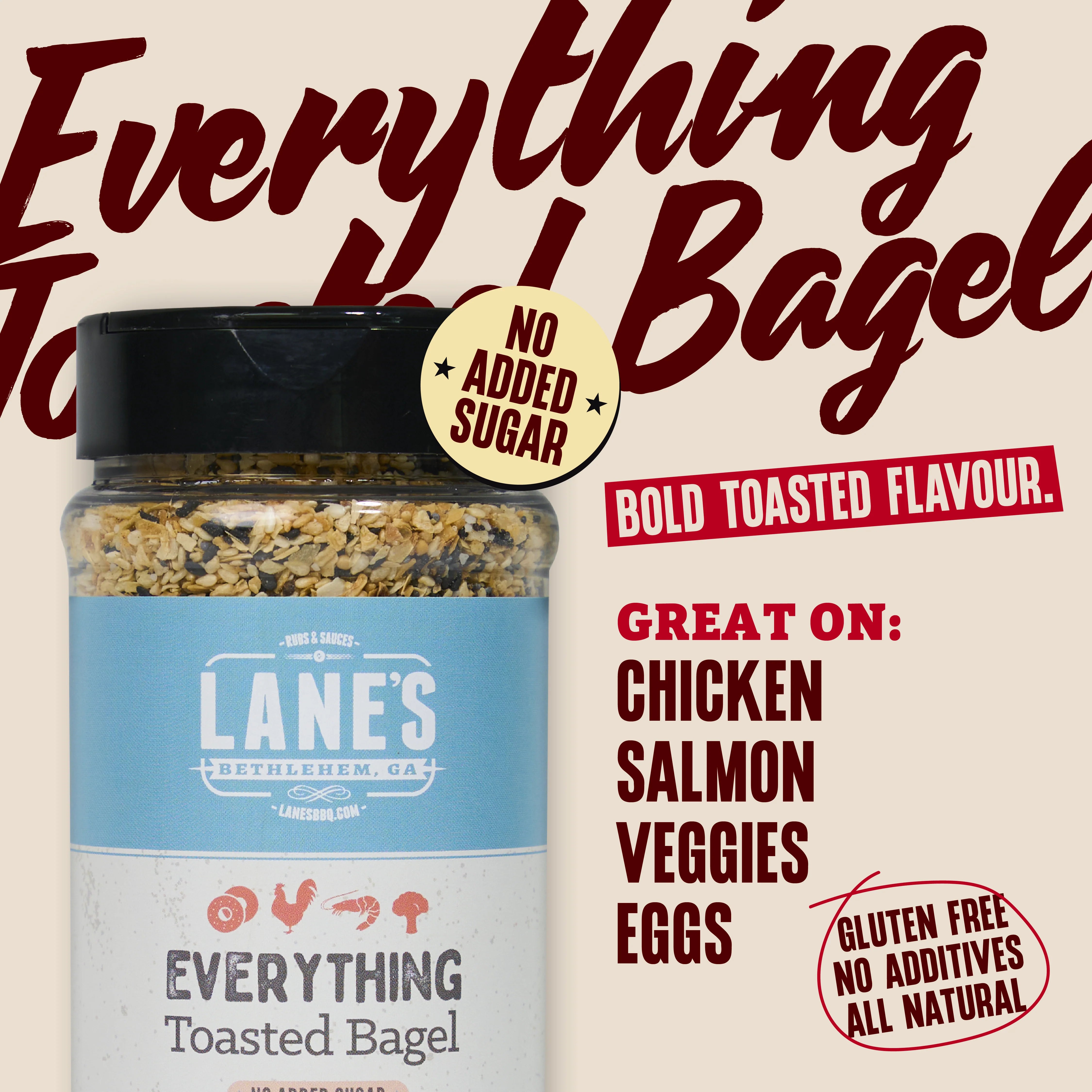 Lanes BBQ Everything Toasted Bagel Rub