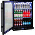 Rhino Night Club Commercial Multi Light Colored Black 1 Door Bar Fridge - SG1R-NC / SG1L-NC