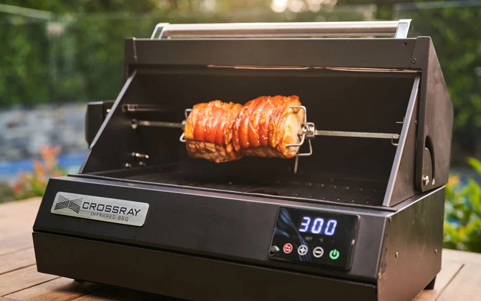 Crossray Rotisserie Kit for eXtreme Electric BBQ