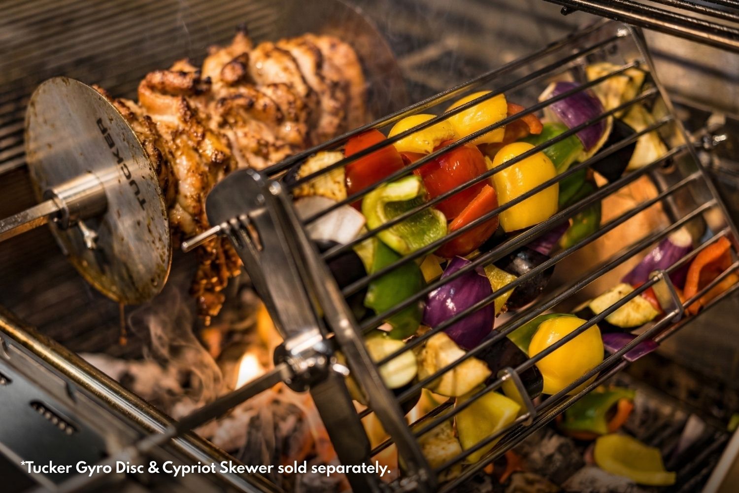Tucker Medium Rotisserie Grill Basket