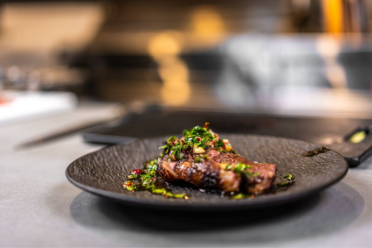 Rump Cap with Chimichurri Sauce