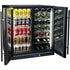 Schmick Under Bench Beer And Wine Dual Zone Bar Fridge - Model SK198D-B-HD