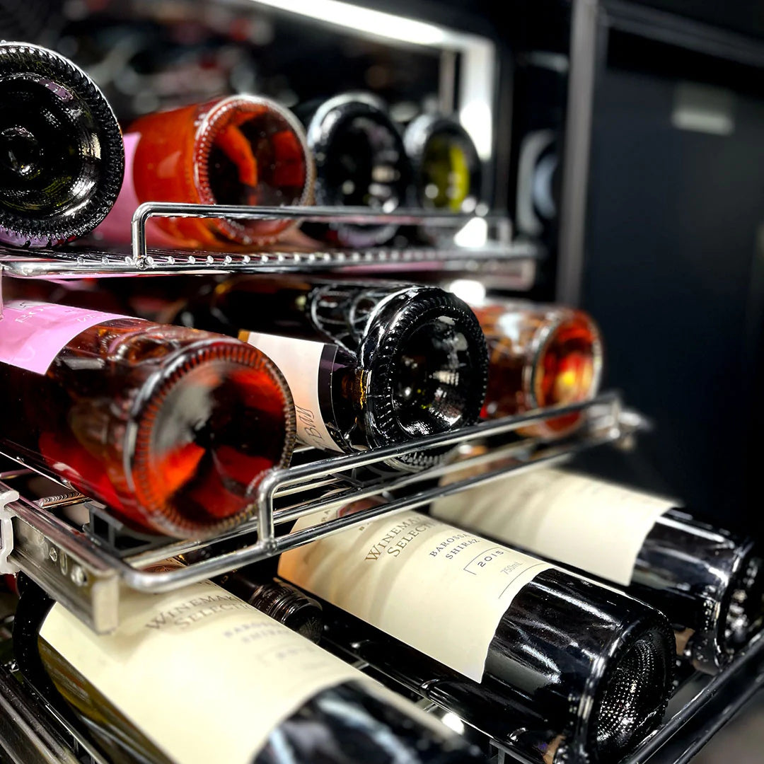 Schmick Under Bench Beer And Wine Dual Zone Bar Fridge - SK228D-HD - Tucker Barbecues