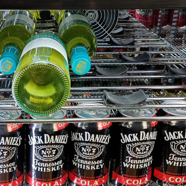 Schmick Quiet Glass 3 Door Stainless Steel Bar Fridge - SK386-SS