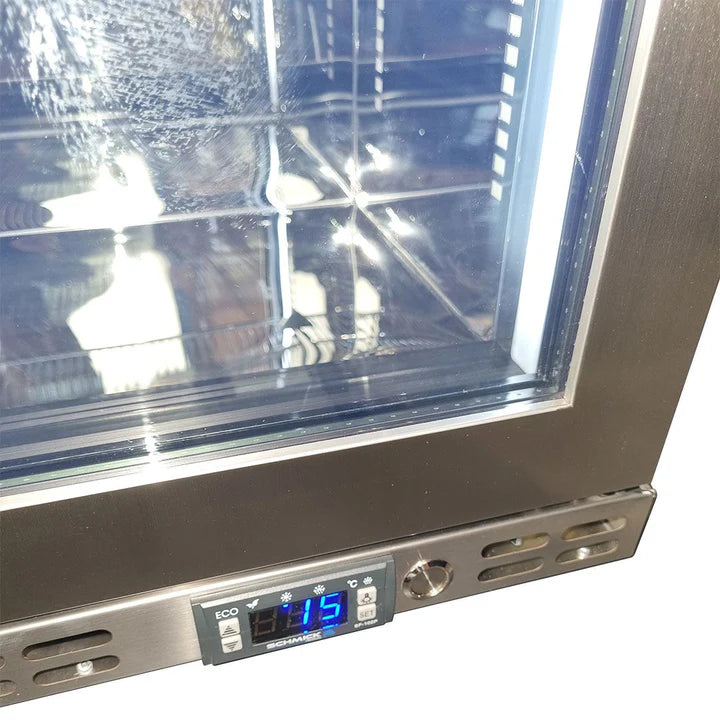 Schmick Stainless Steel Quiet Door Bar Fridge - SK146L-HD