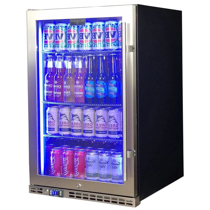 Schmick Stainless Steel Quiet Door Bar Fridge - SK146L-HD
