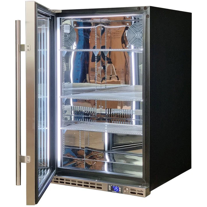 Schmick Stainless Steel Quiet Door Bar Fridge - SK146L-HD