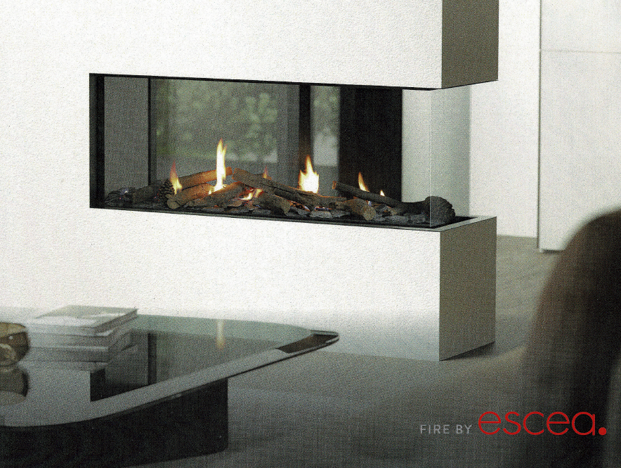 Escea DN1150 Peninsula Fireplace