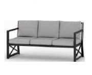 Shelta Bridgeport Aluminium 3 Seater Sofa
