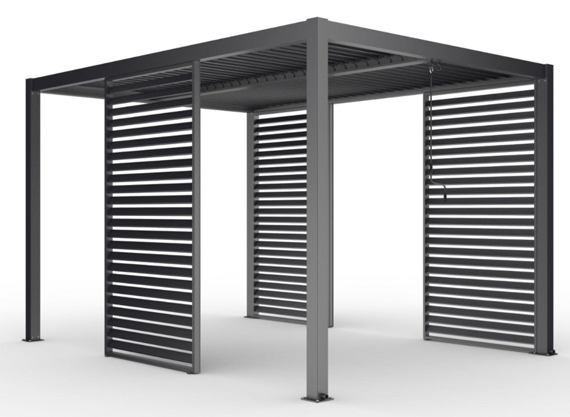 Shelta Kayden 123cm Aluminium Louvre Wall