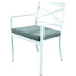 Shelta Bridgeport Armless Aluminium Dining Chair