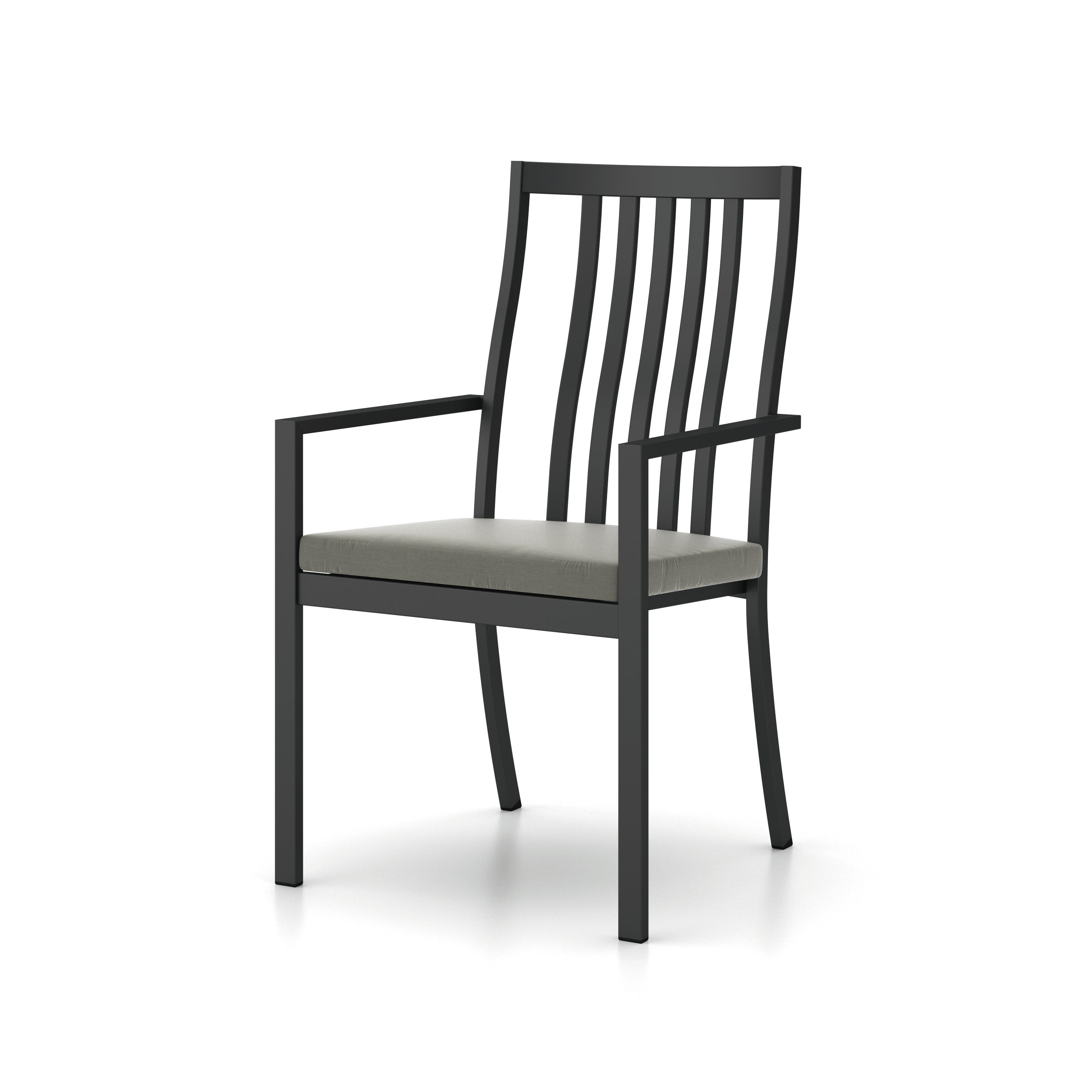 Shelta Rockland Cushion Armed Aluminium High Back Dining Chair