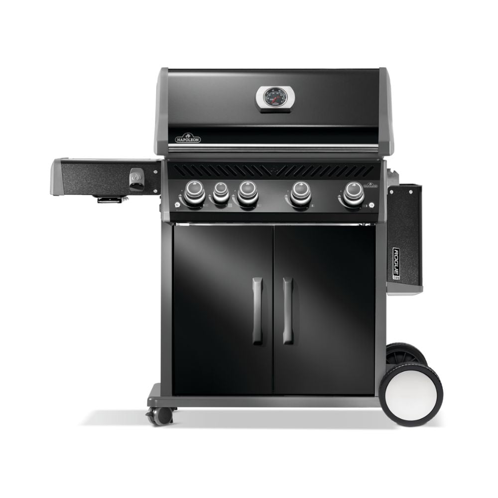 Napoleon Rogue Pro 525 Black 4 Burner BBQ with Infrared Sizzle Sideburner