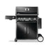 Napoleon Rogue Pro 525 Black 4 Burner BBQ with Infrared Sizzle Sideburner
