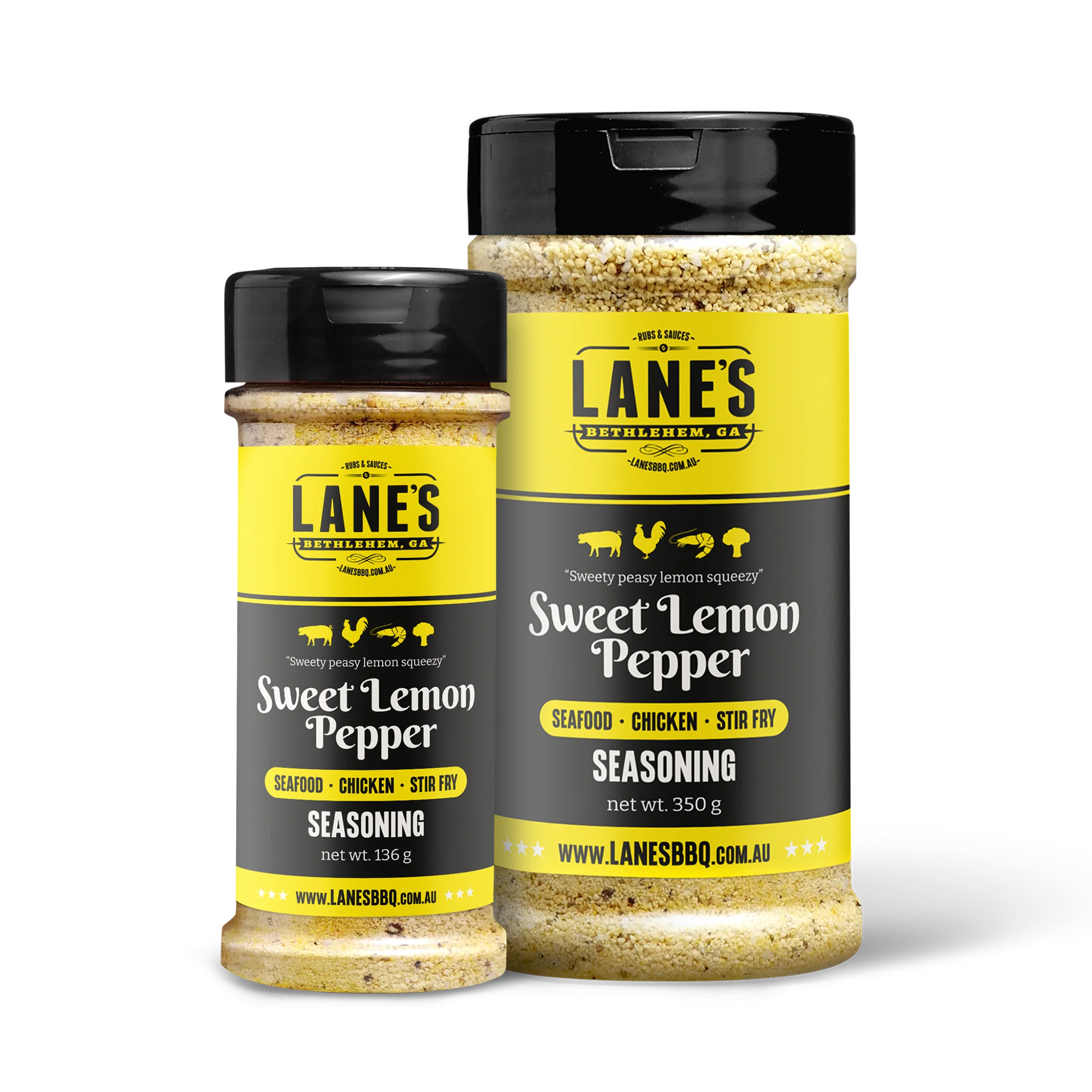 Lanes BBQ Sweet Lemon Pepper Rub