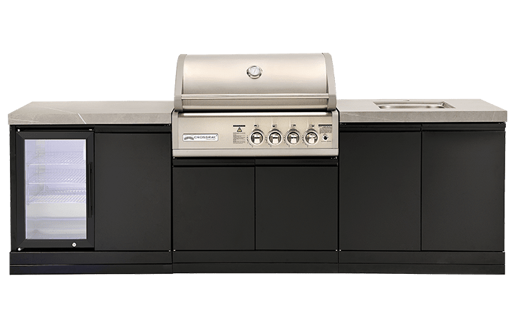 Crossray X-Origin Classic Outdoor Kitchen with 4 Burner BBQ - Tucker Barbecues