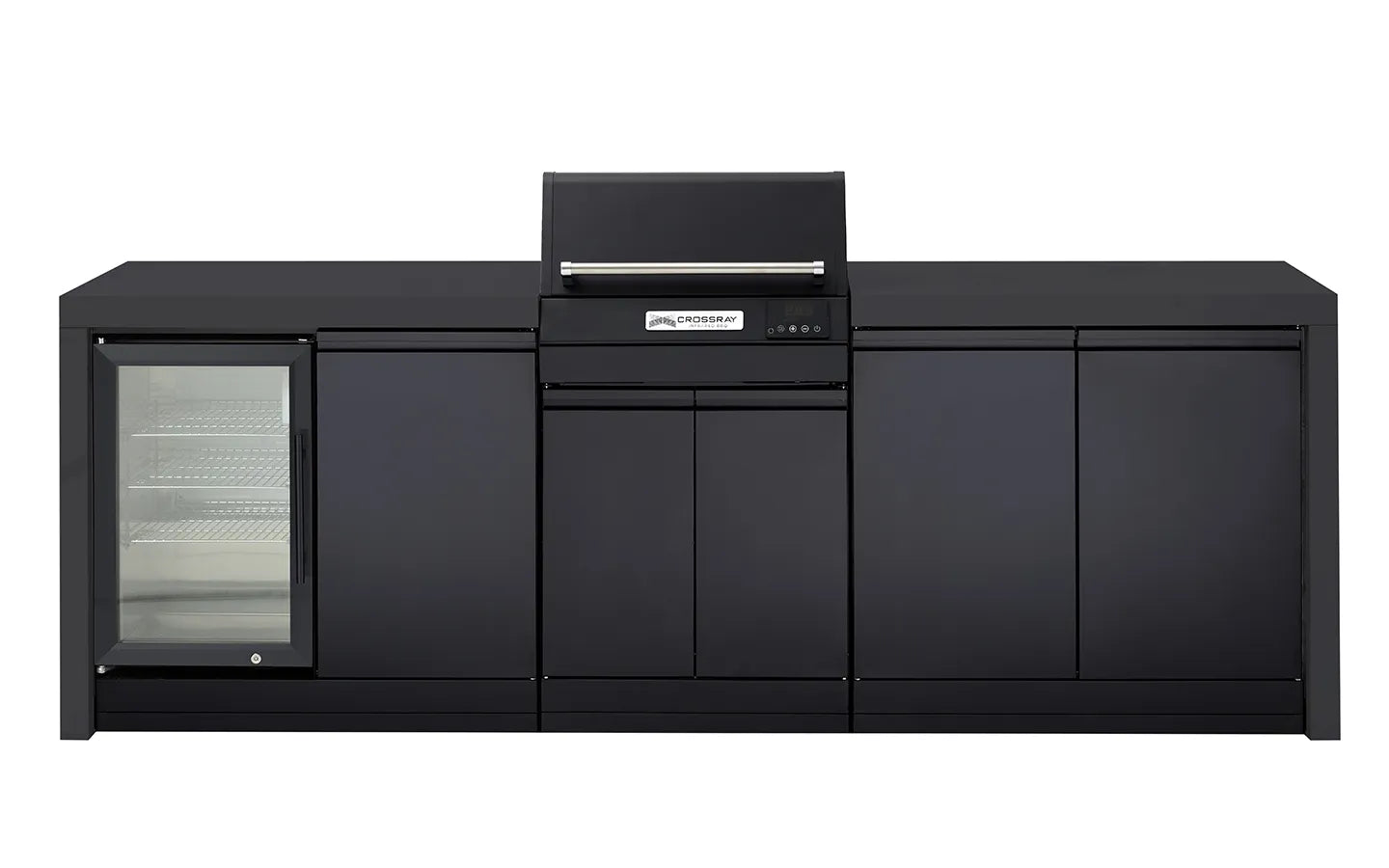 Crossray eXtreme Electric Black Outdoor BBQ Kitchen - Tucker Barbecues