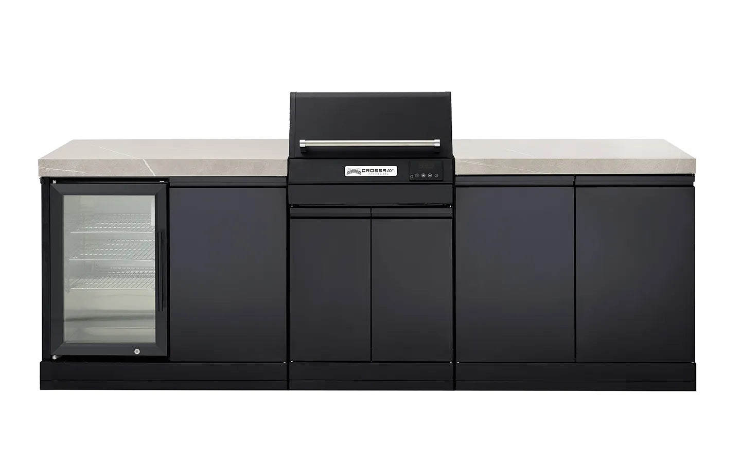 Crossray eXtreme Electric Grey Outdoor BBQ Kitchen - Tucker Barbecues