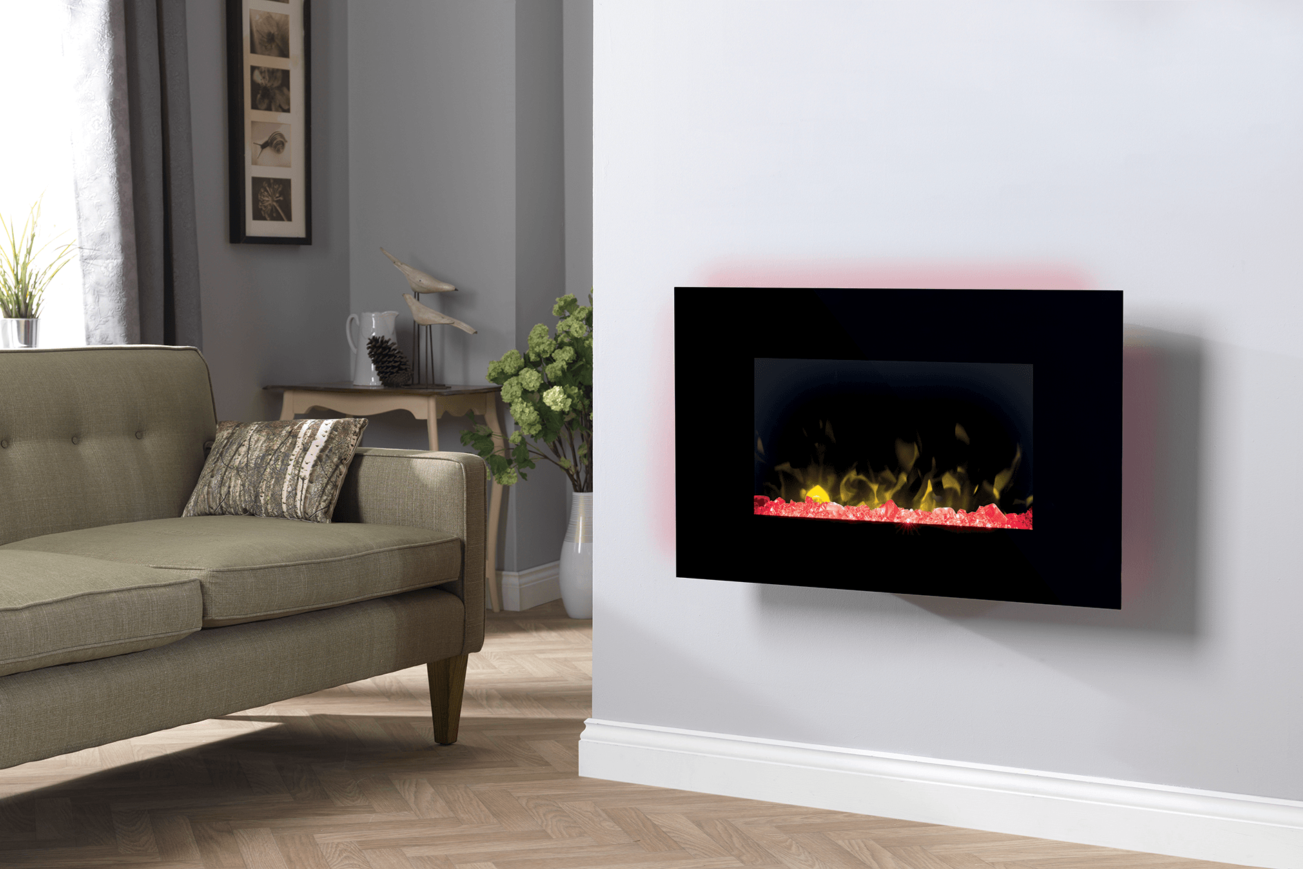 Dimplex Toluca Wall Mount Electric Fire