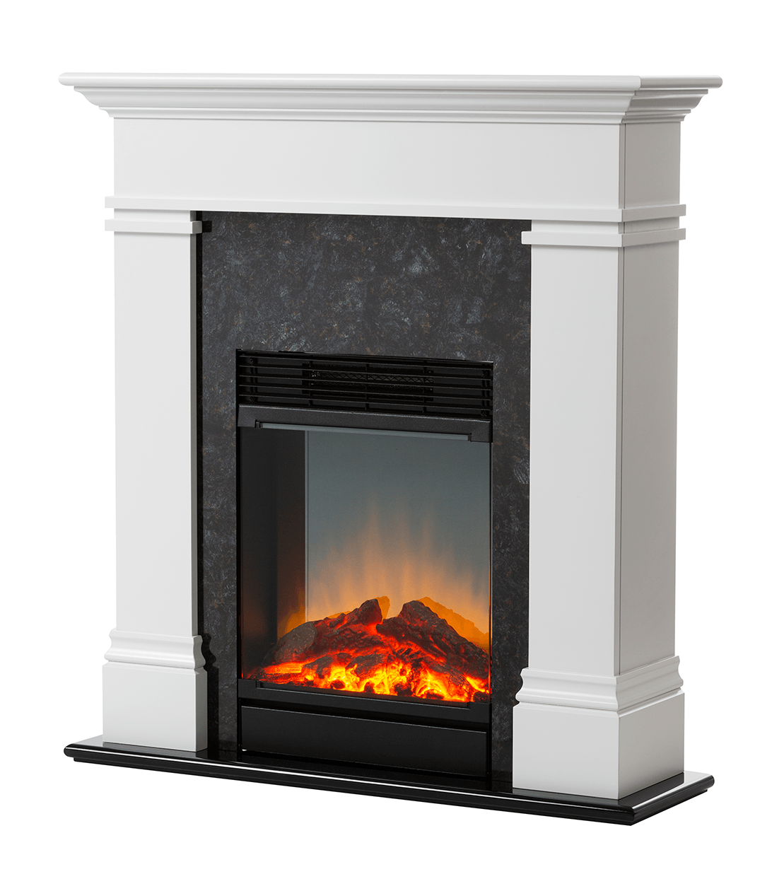Dimplex 1.5kW Taylor Mini Suite with LED Firebox and White Finish
