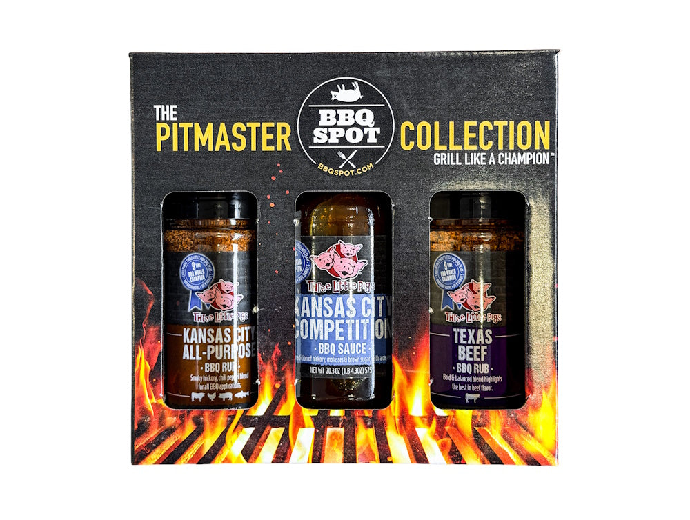 Three Little Pigs Pitmaster Collection Rub & Sauce Gift Set