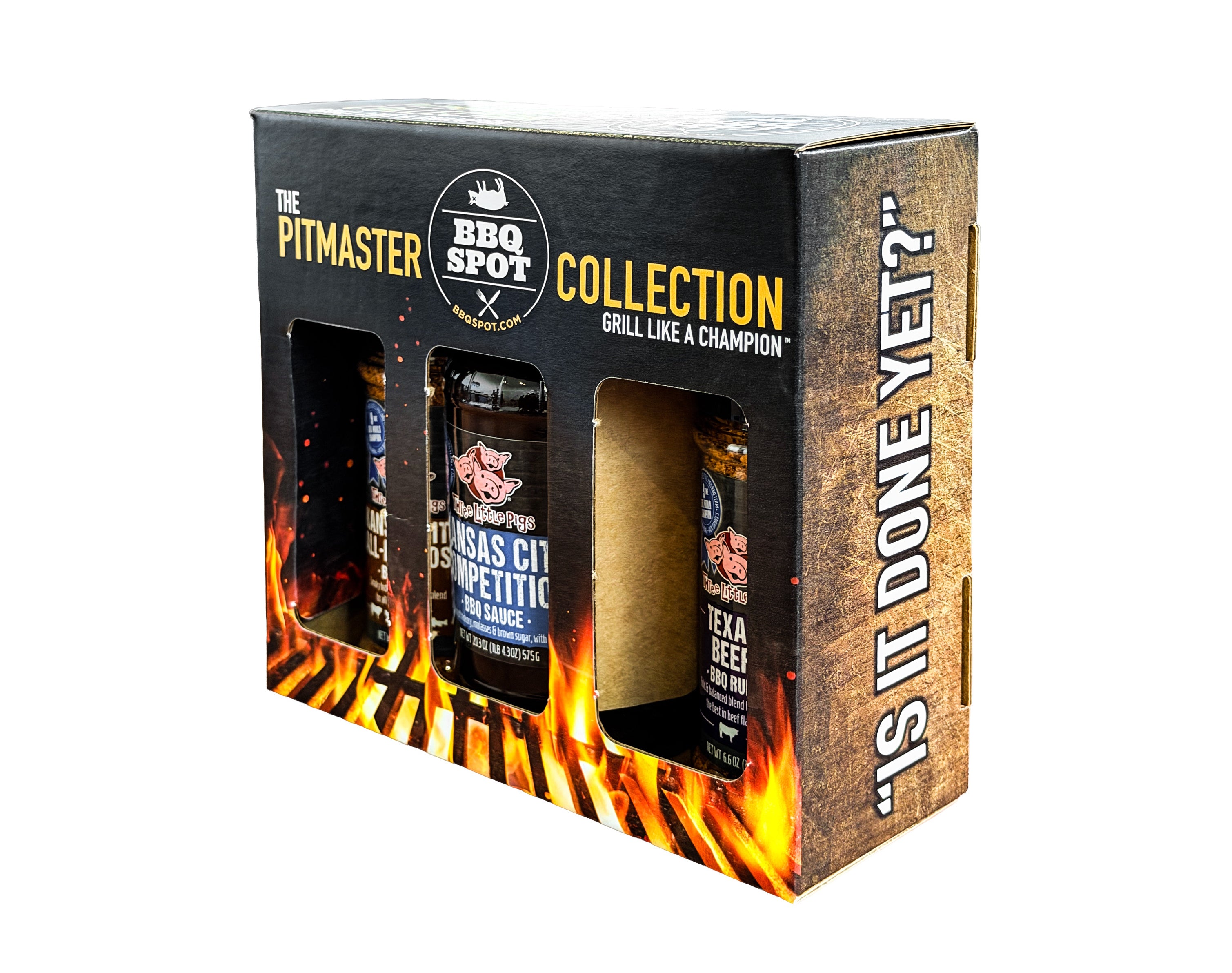 Three Little Pigs Pitmaster Collection Rub & Sauce Gift Set