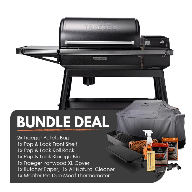 Traeger Ironwood XL Pellet Grill - Bundle Deal