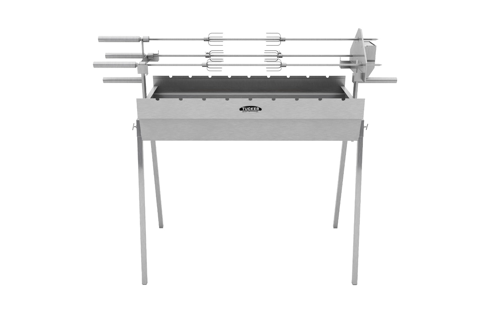 Tucker 3 Rod 900mm Charcoal Spit