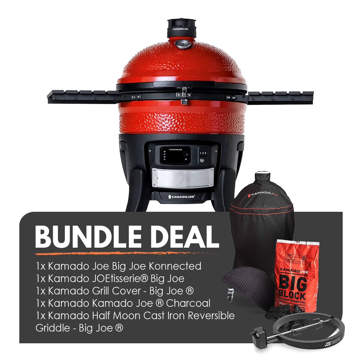 Kamado Joe Big Joe Konnected Bundle Deal