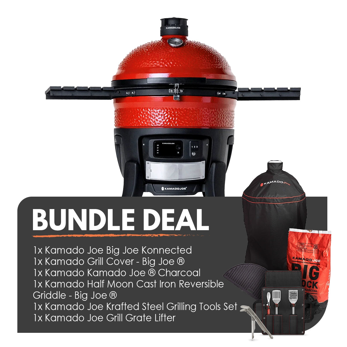 Kamado Joe Big Joe Konnected Bundle Deal