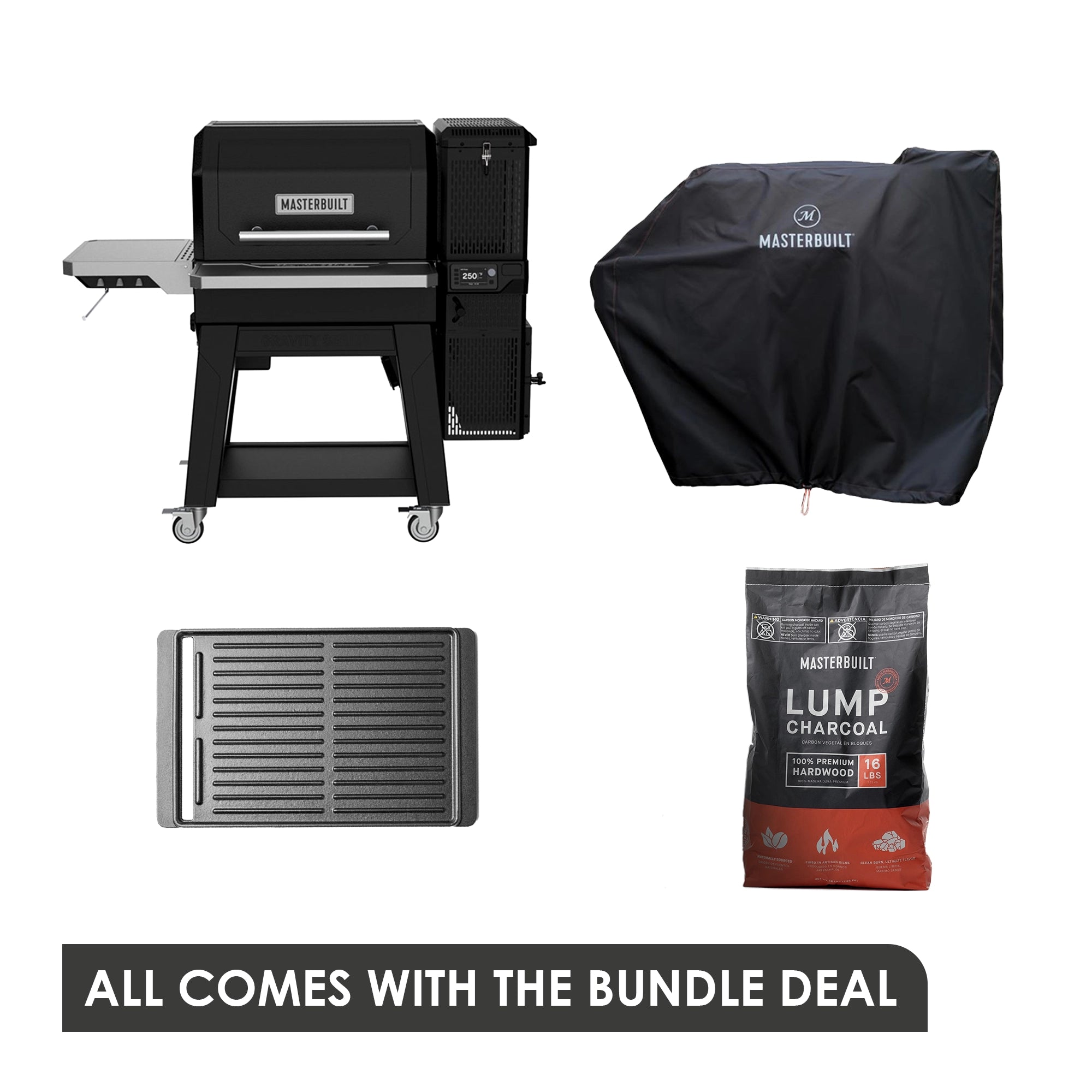 Masterbuilt Gravity Series XT Digital Charcoal Grill + Smoker Essential Bundle
