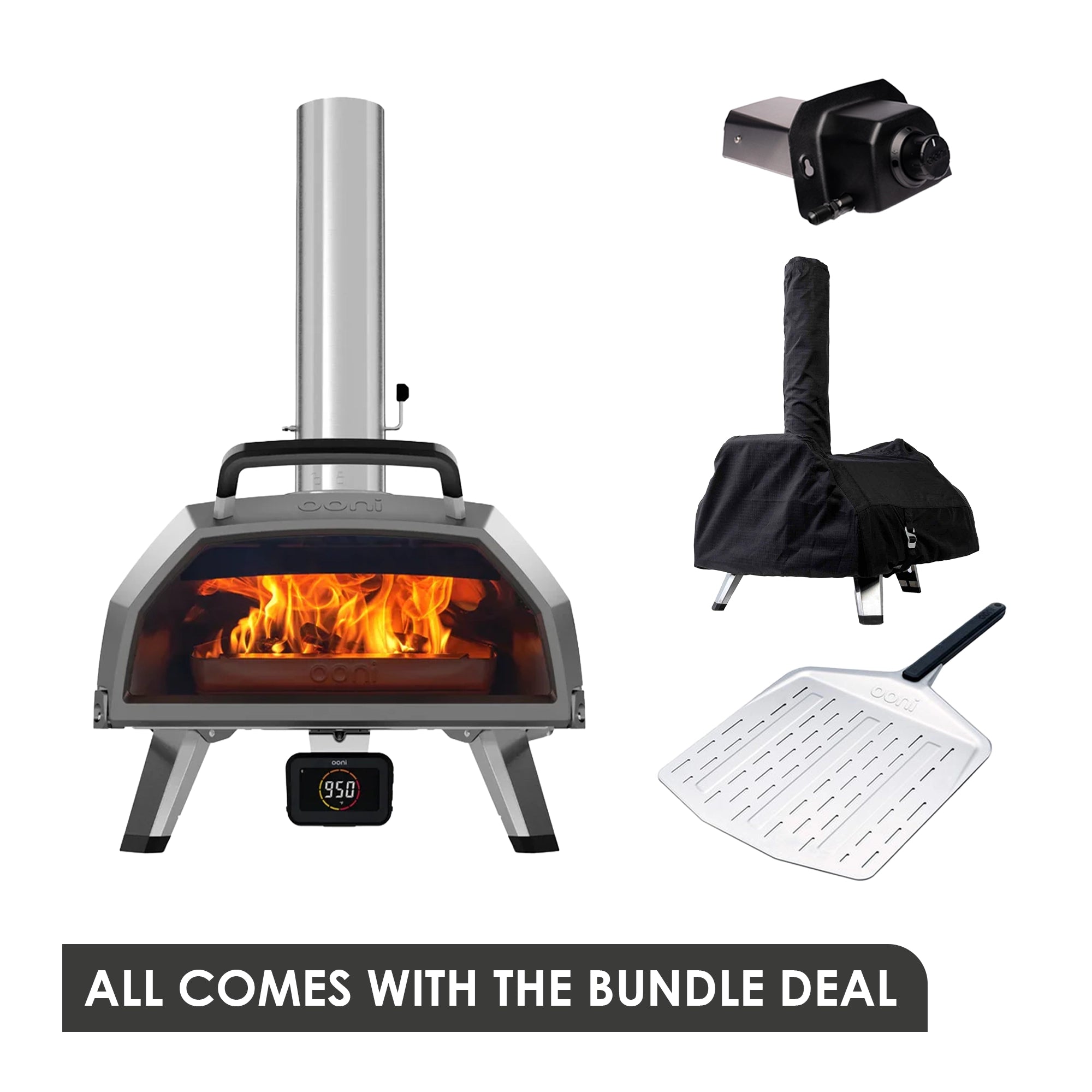 Ooni Karu 2 Pro Multi Fuel Pizza Oven Starter Bundle