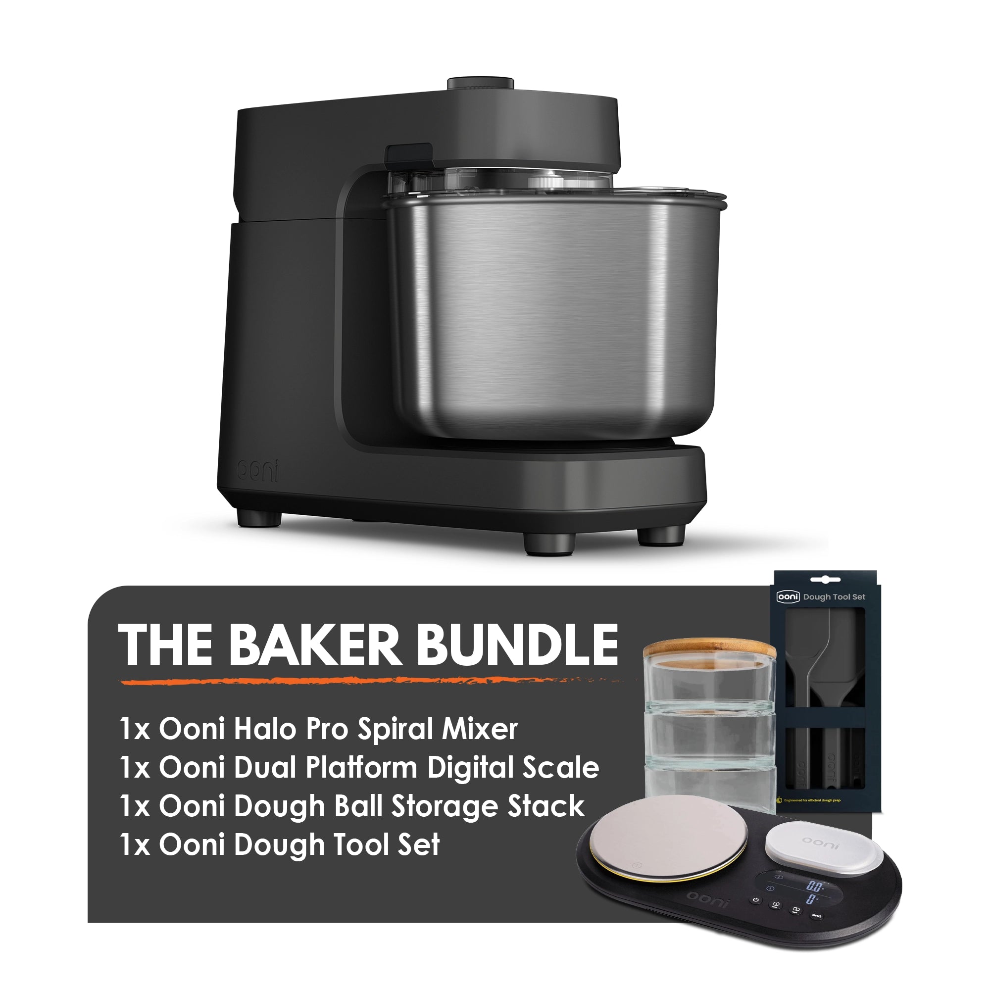 Ooni Halo Pro Baker's Bundle - Charcoal Grey