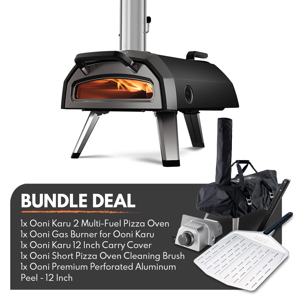 Ooni Karu 2 Multi-Fuel Pizza Oven Starter Bundle
