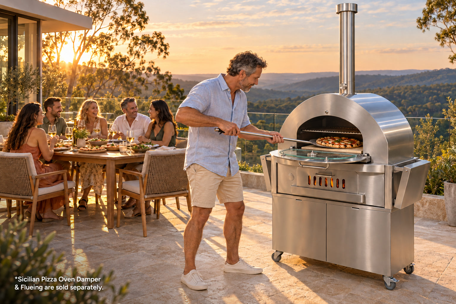 Tucker Sicilian Pizza Oven - Tucker Barbecues