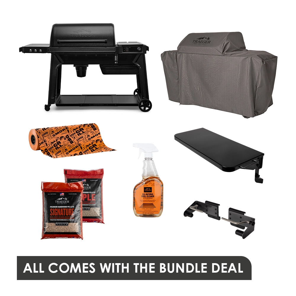 Traeger Woodridge Pro Pellet Grill & Smoker Starter Bundle - Tucker Barbecues