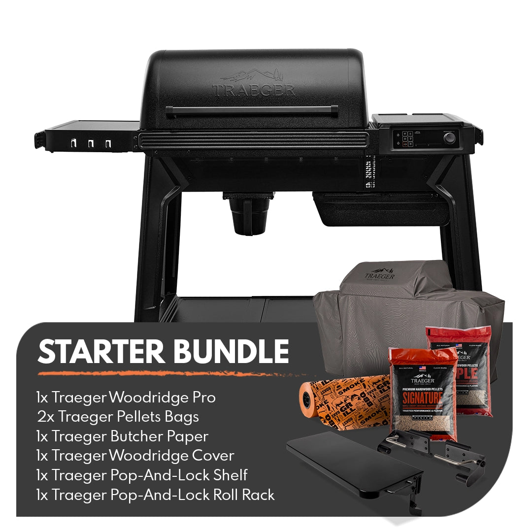 Traeger Woodridge Pro Pellet Grill & Smoker Starter Bundle