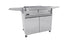 Tucker Charcoal Deluxe Pro BBQ on Cabinet with Hinged Lid