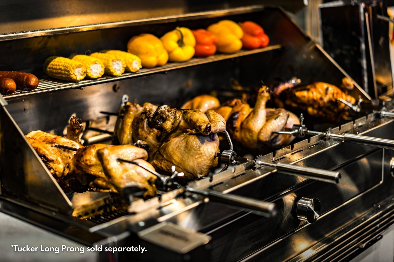 Tucker Charcoal Deluxe Pro Long Prong Full Setup