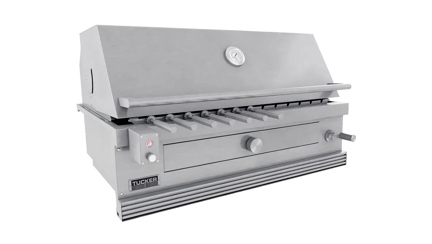 Tucker Charcoal Deluxe Pro XL Built-In BBQ with Roasting Hood