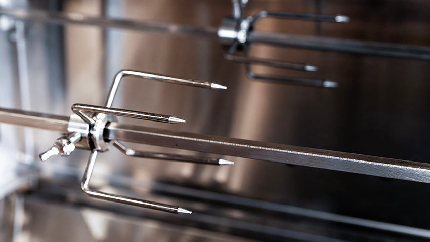 Tucker Semi Hooded 900mm Charcoal Spit - Tucker Barbecues