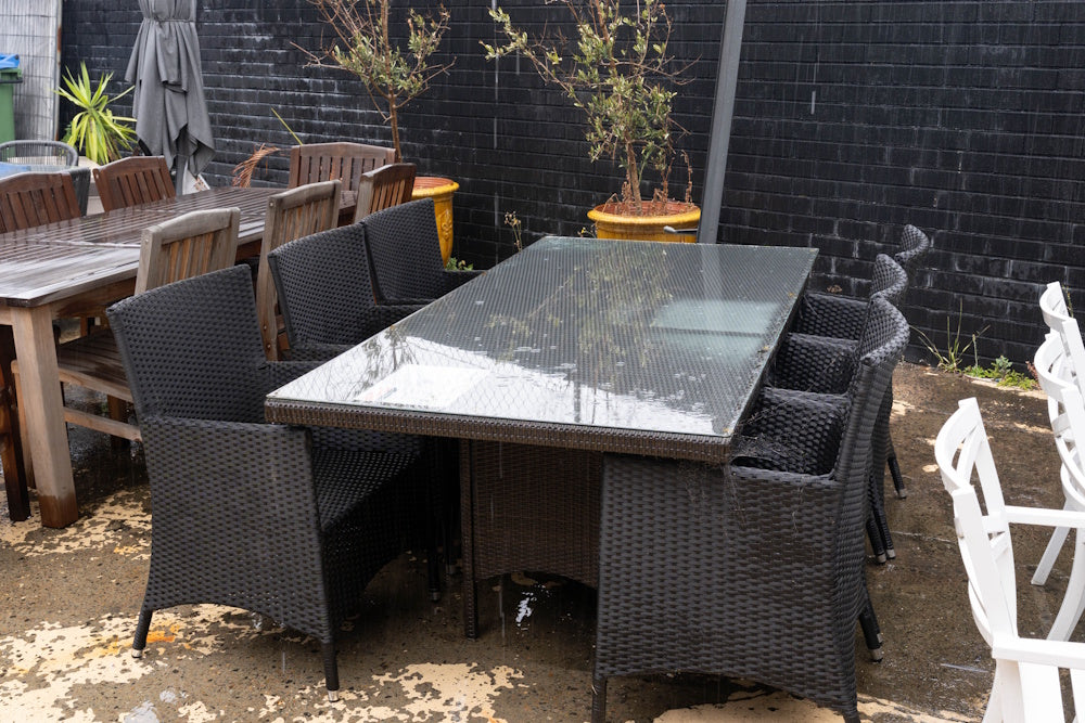 Clearance Sale - Tucker Trieste 1.8m Dining Setting with Karma Chairs