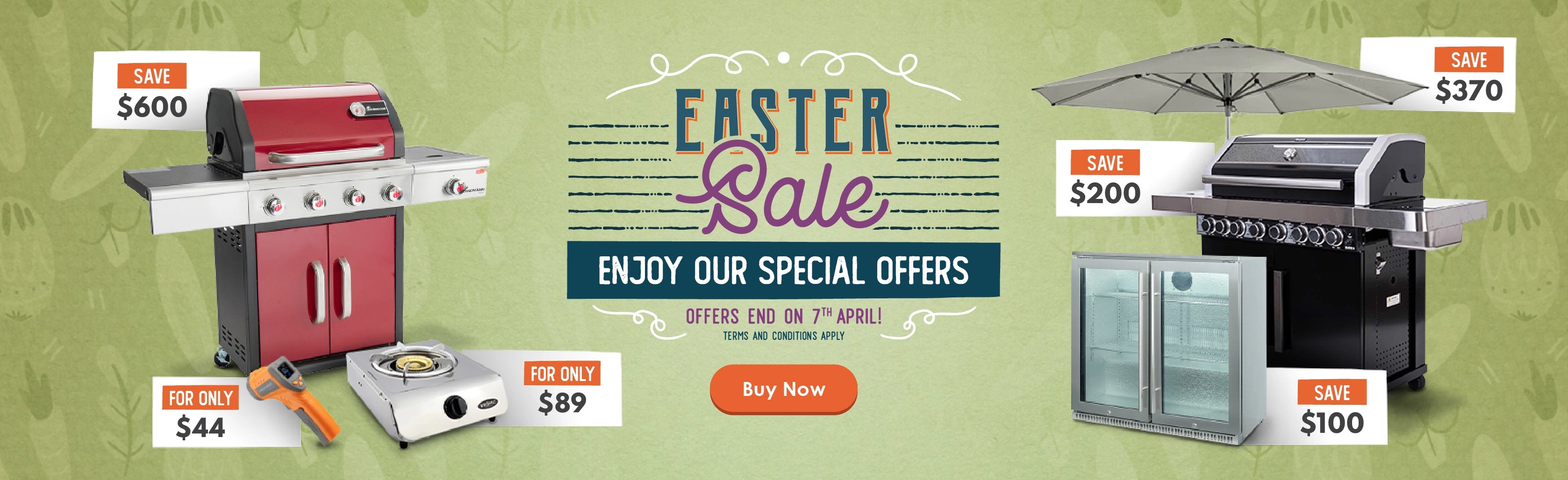 Easter Sale, Sale, Offers, BBQ, Discounts 