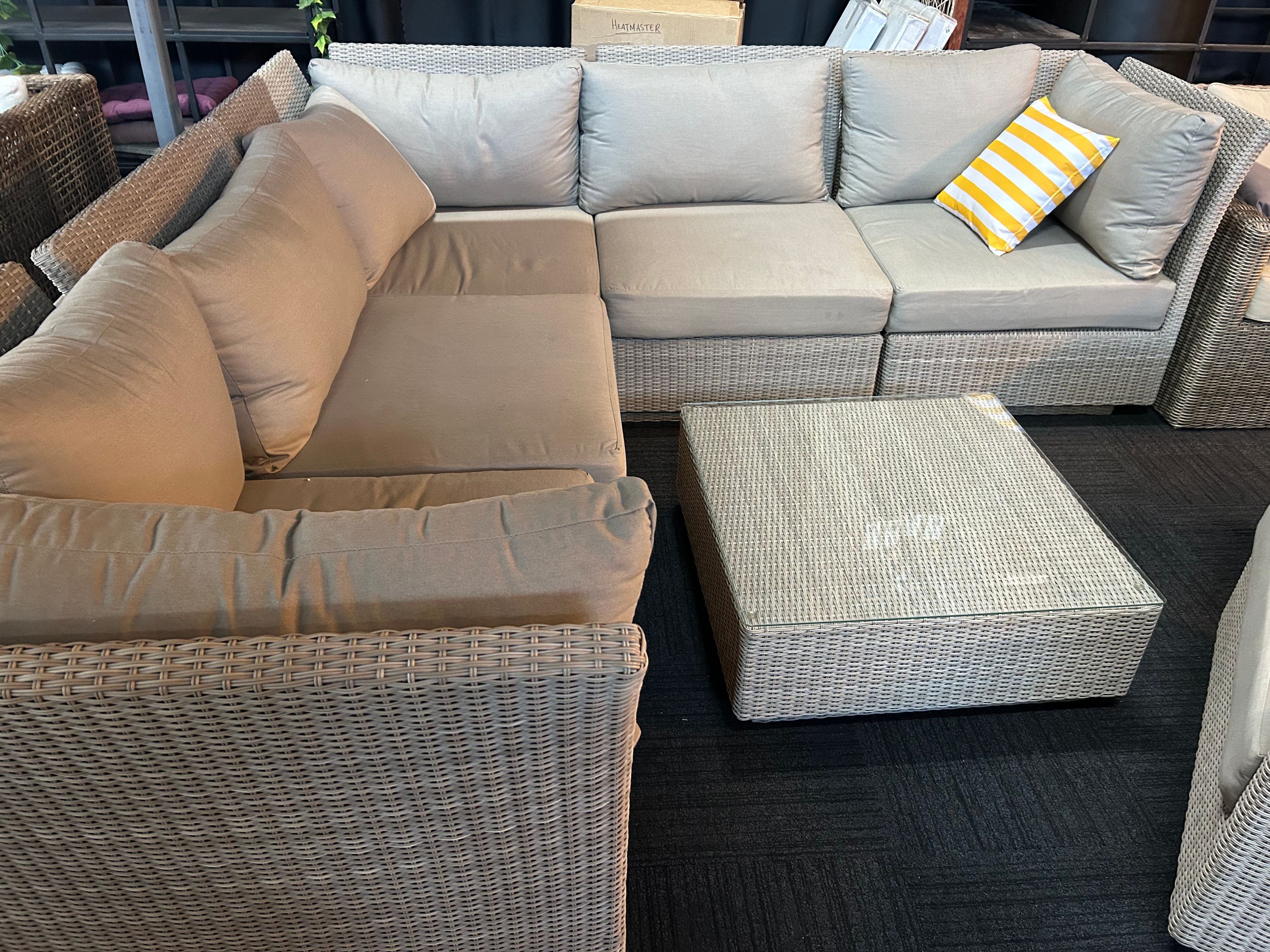 Clearance Sale - Whitehaven 7 Piece Modular Lounge Setting